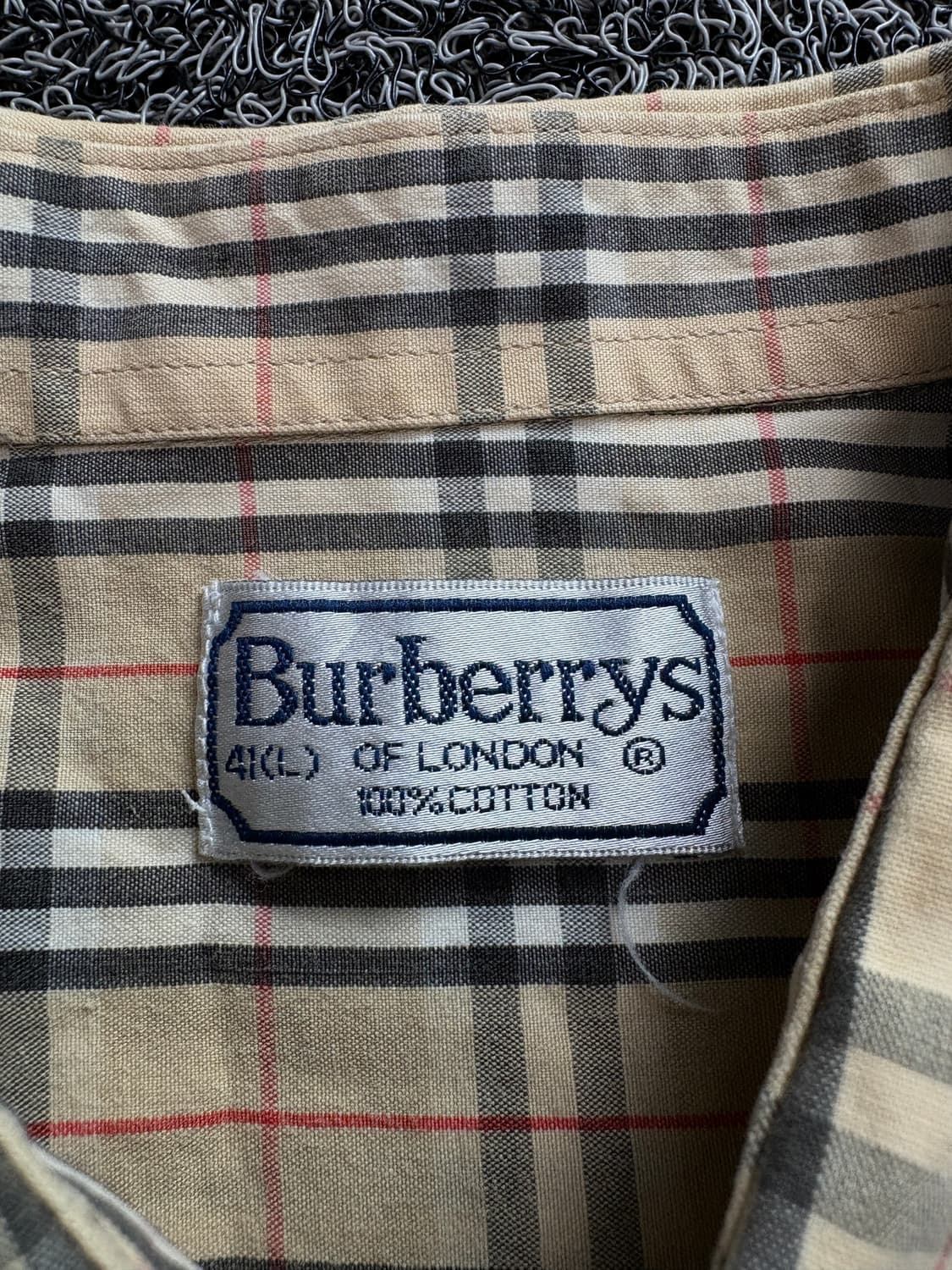 버버리 런던 클래식 노바 체크 반팔 셔츠 3699 상품이미지4