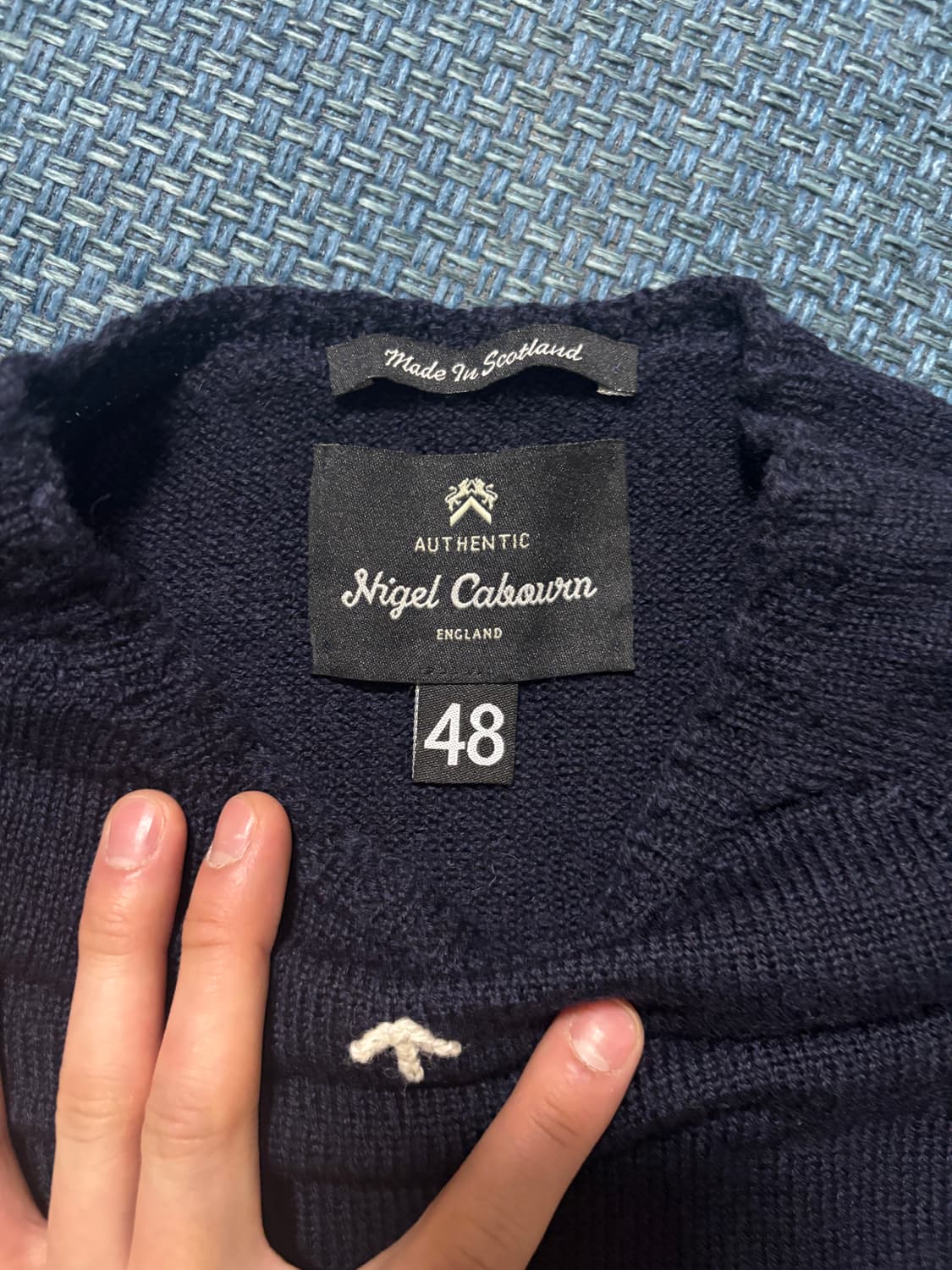 나이젤카본 니트 48 다크네이비 상품이미지3