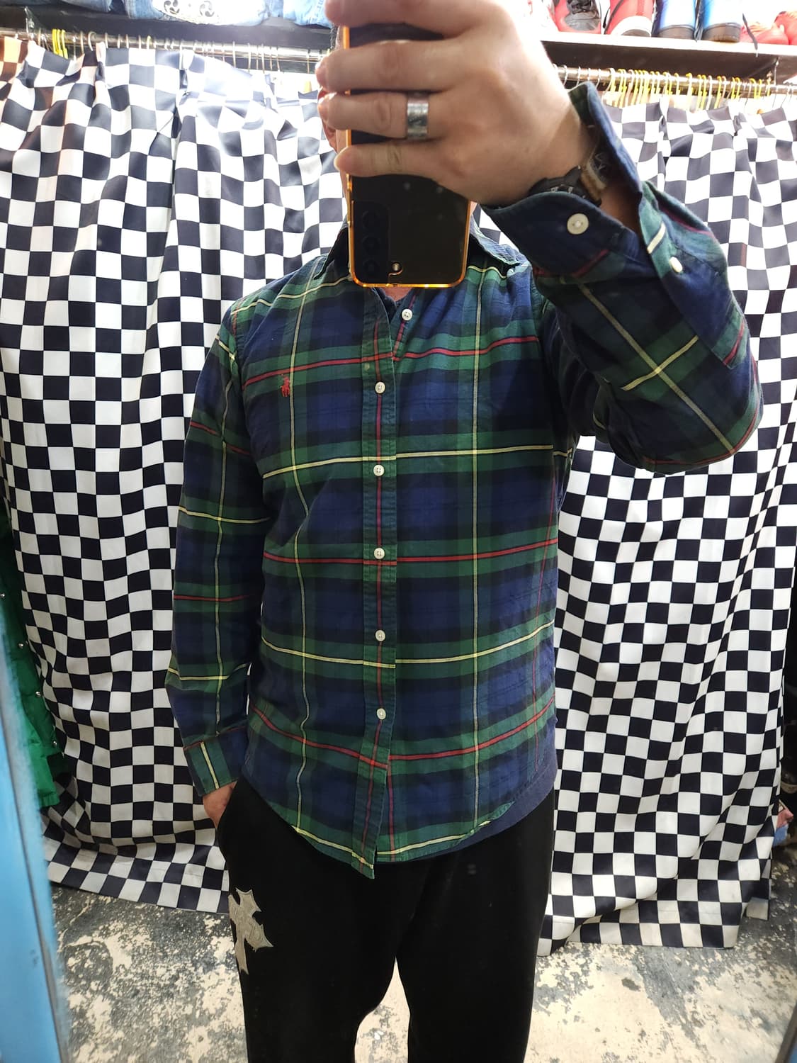 폴로 랄프로렌 클래식핏 타탄체크 셔츠
​
 상품이미지7