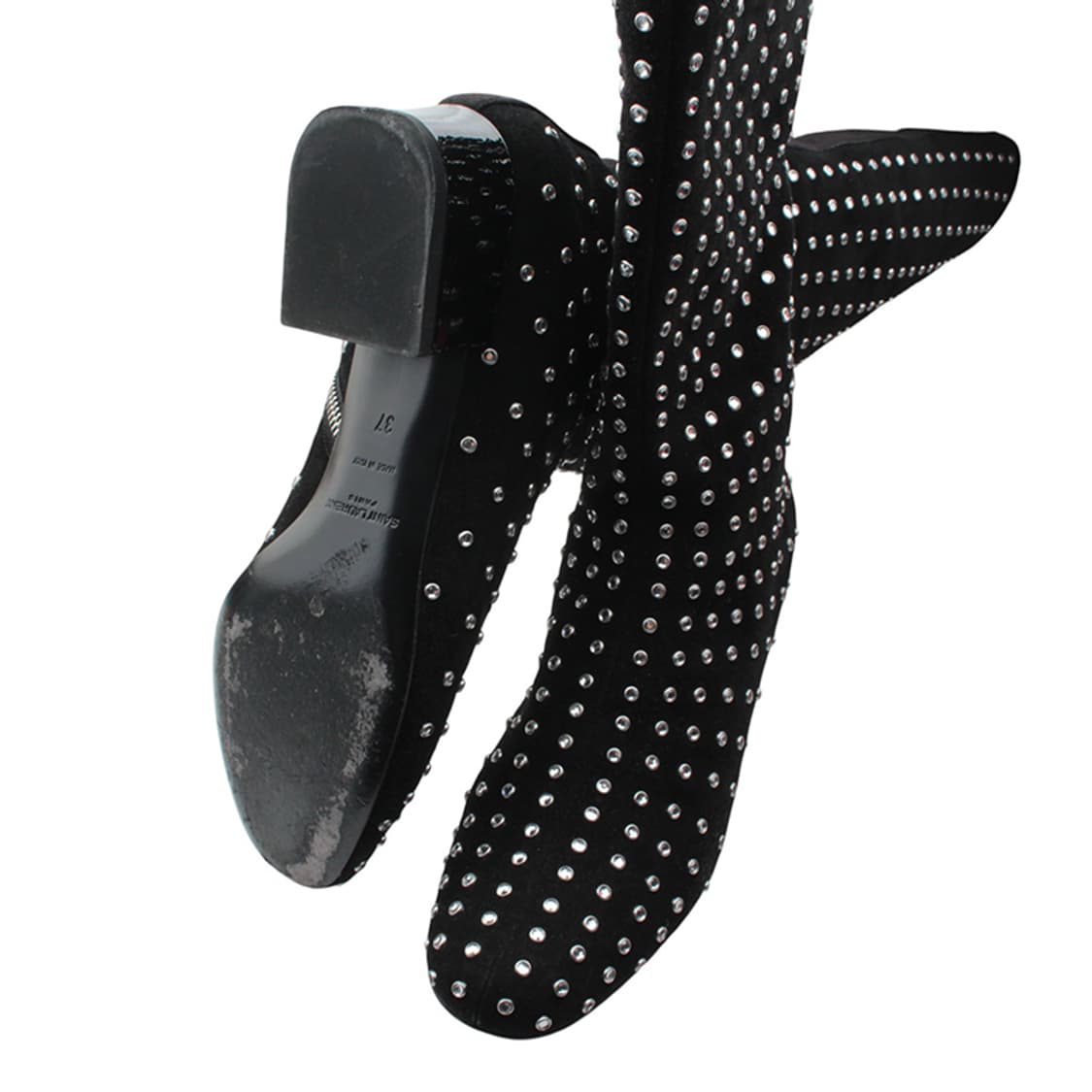 생로랑 크리스탈 스터드 롱부츠 37 상품이미지3