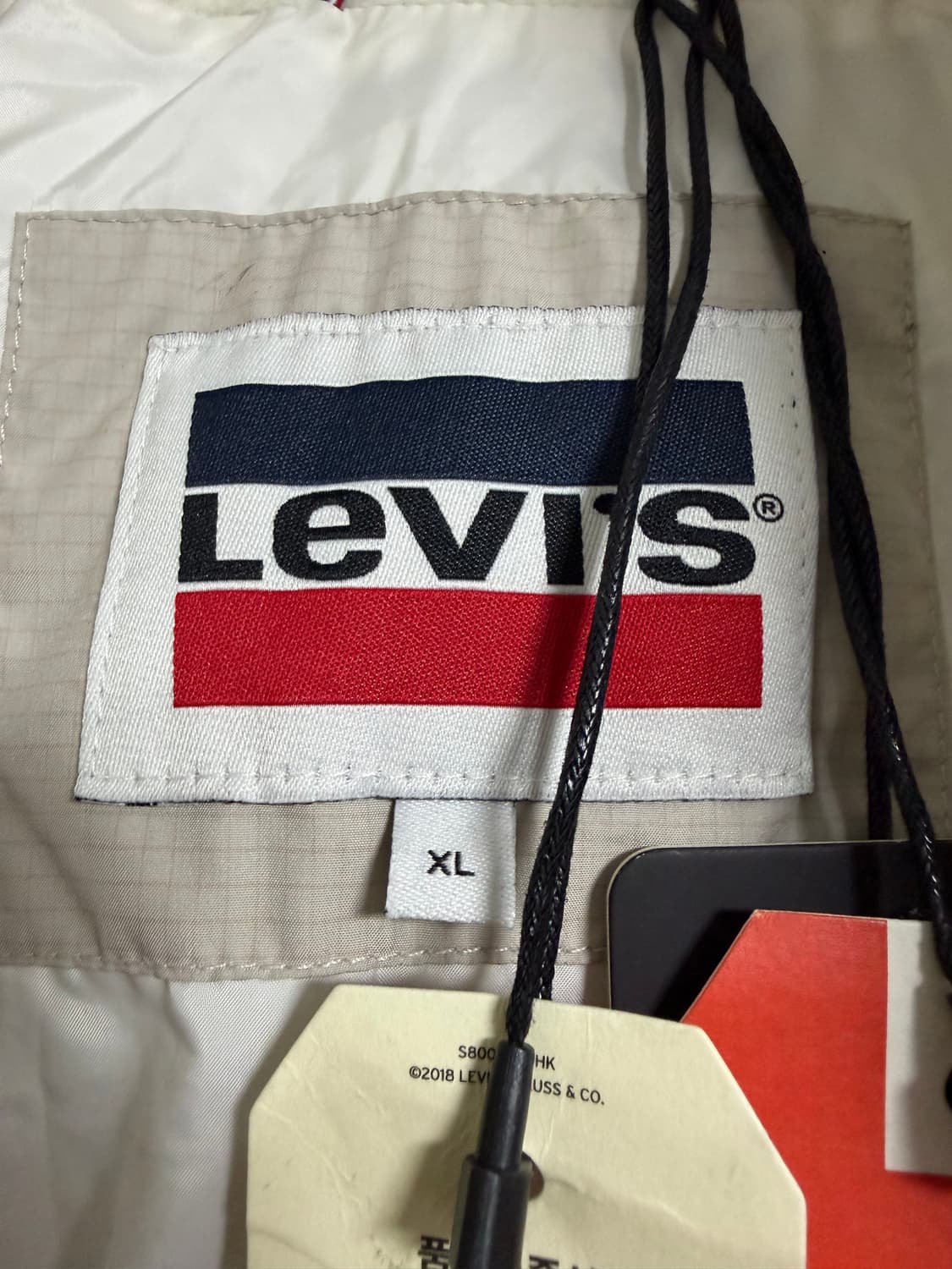 리바이스 후드 푸퍼 패딩 상품이미지3