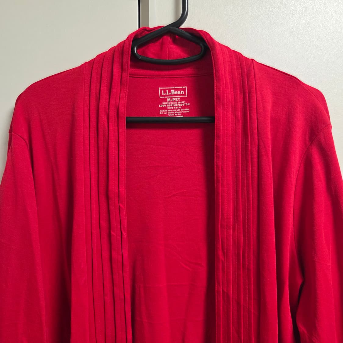 L.L.Bean 엘엘빈 수피마코튼 니트 가디건 M-L 상품이미지2