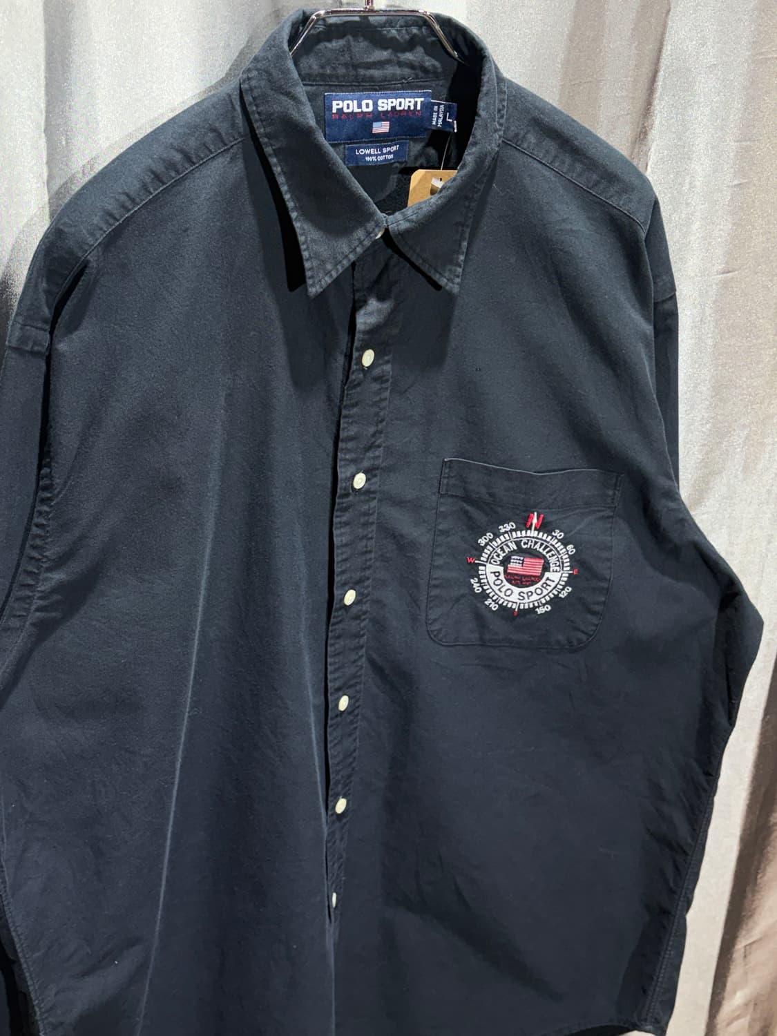 L 폴로랄프로렌 원포켓 로웰 스포츠 블랙 셔츠 상품이미지4