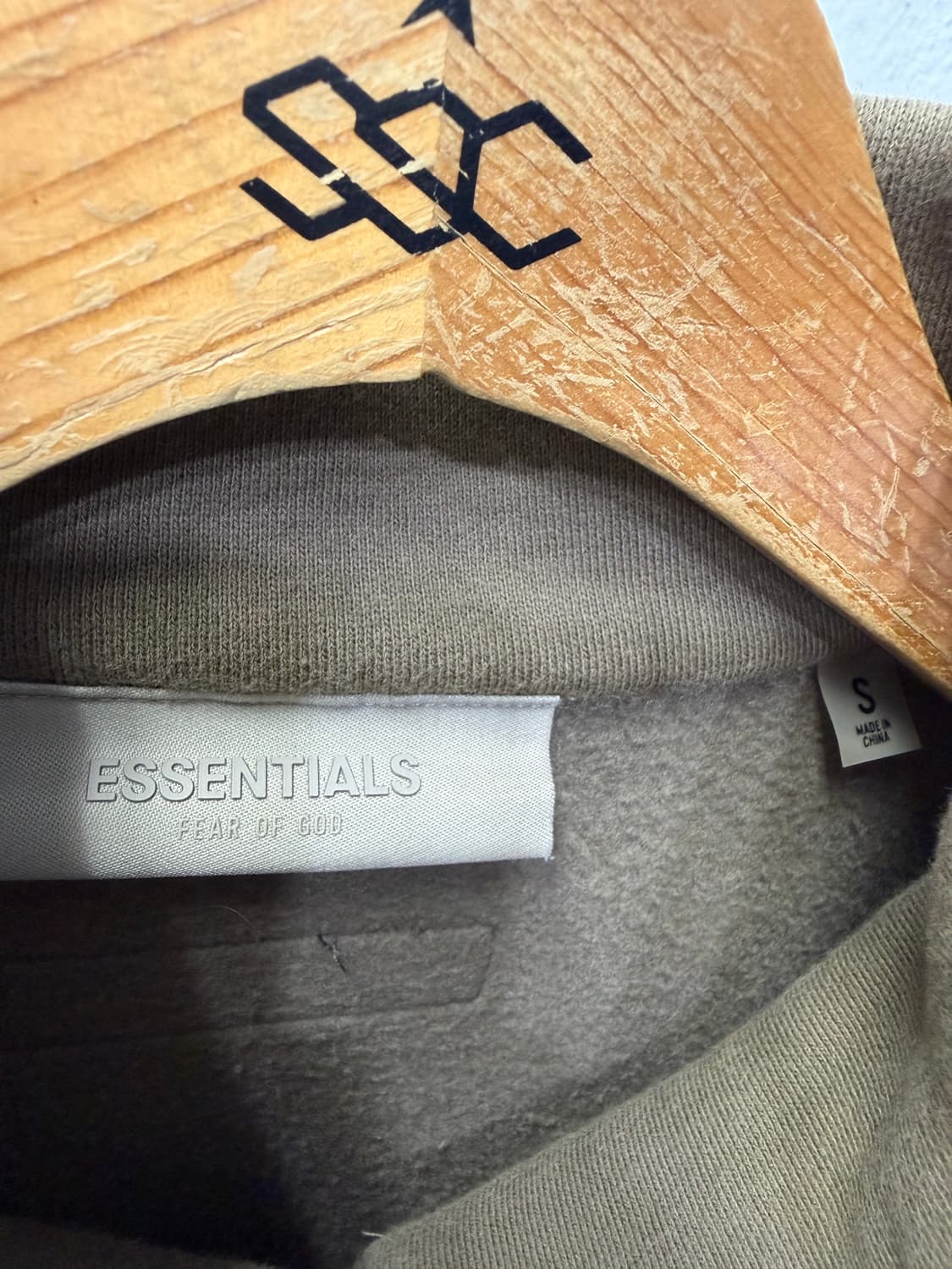 정품) 피어오브갓 에센셜 여성 오버핏 후드집업 S 상품이미지7