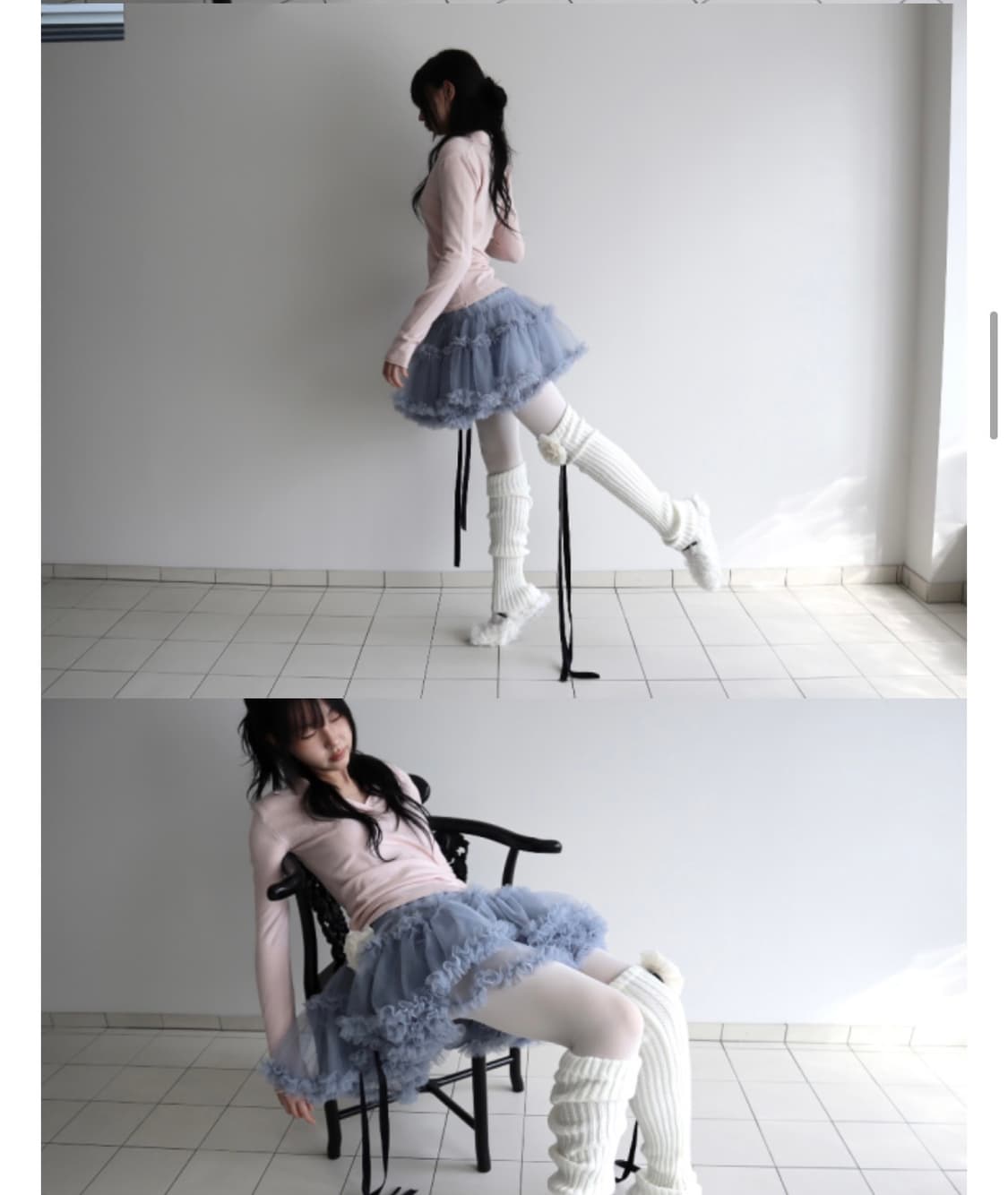 샤스커트 (갸루,리즈리사깔) 상품이미지2