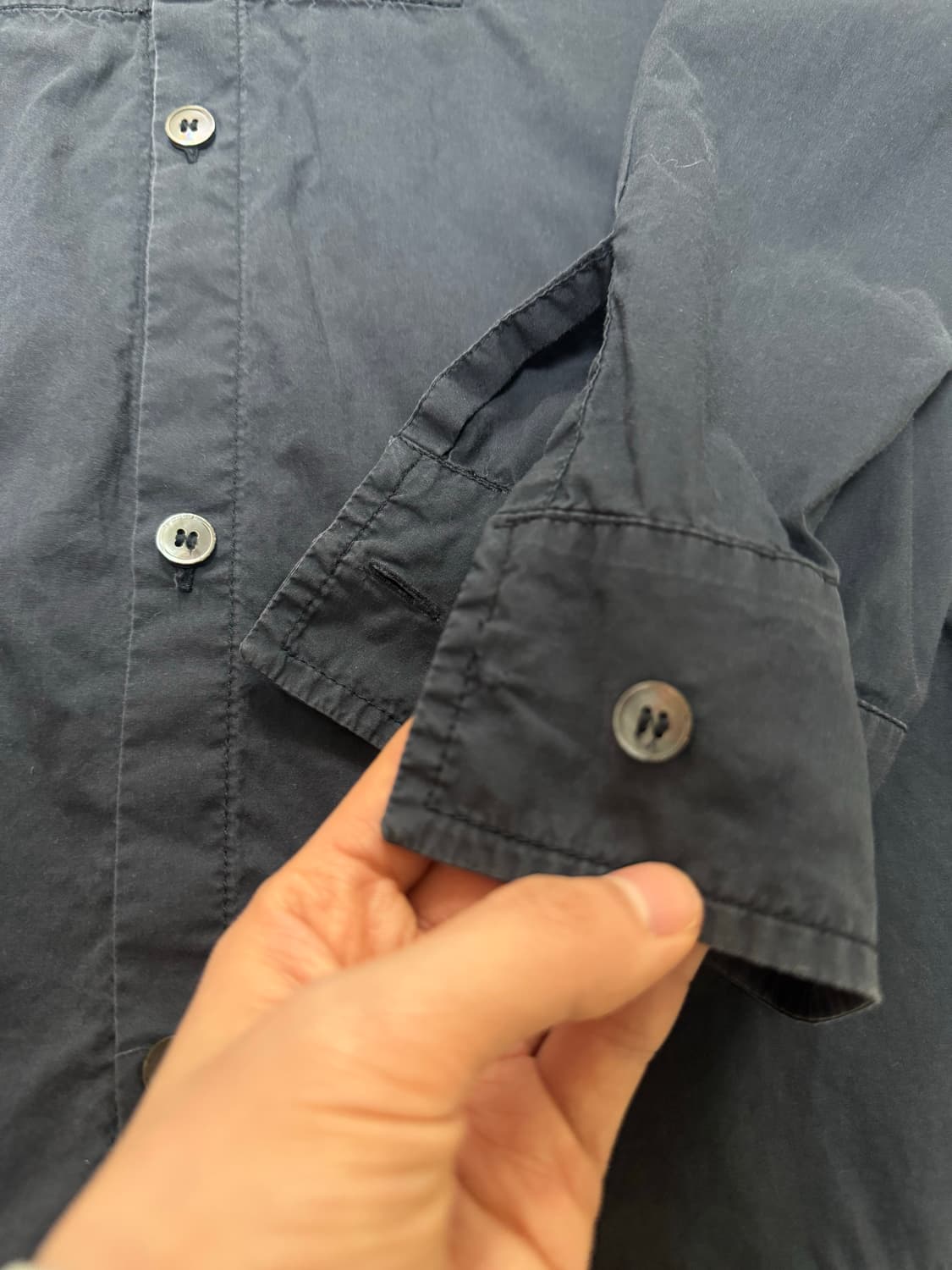 프라다 빈티지 네이비 셔츠 남방 팝니다 상품이미지3