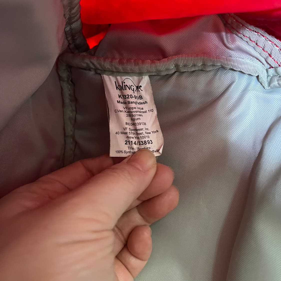 실측확인 키플링 백팩 가방 0409M 상품이미지3