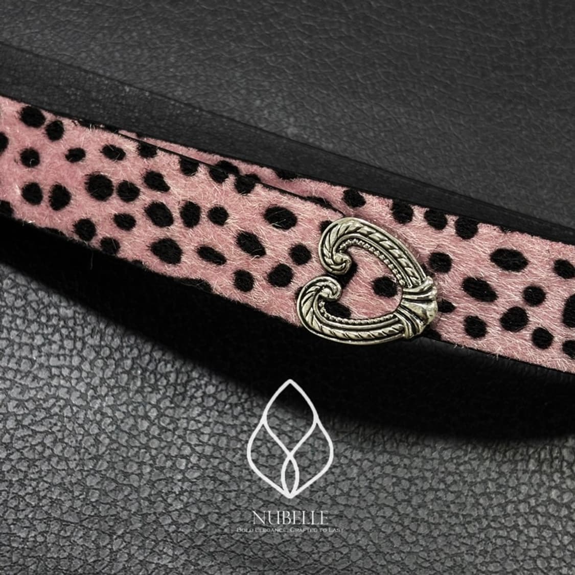 🌗 Leopard western belt / 호피 송치털 웨스턴 벨트 상품이미지4