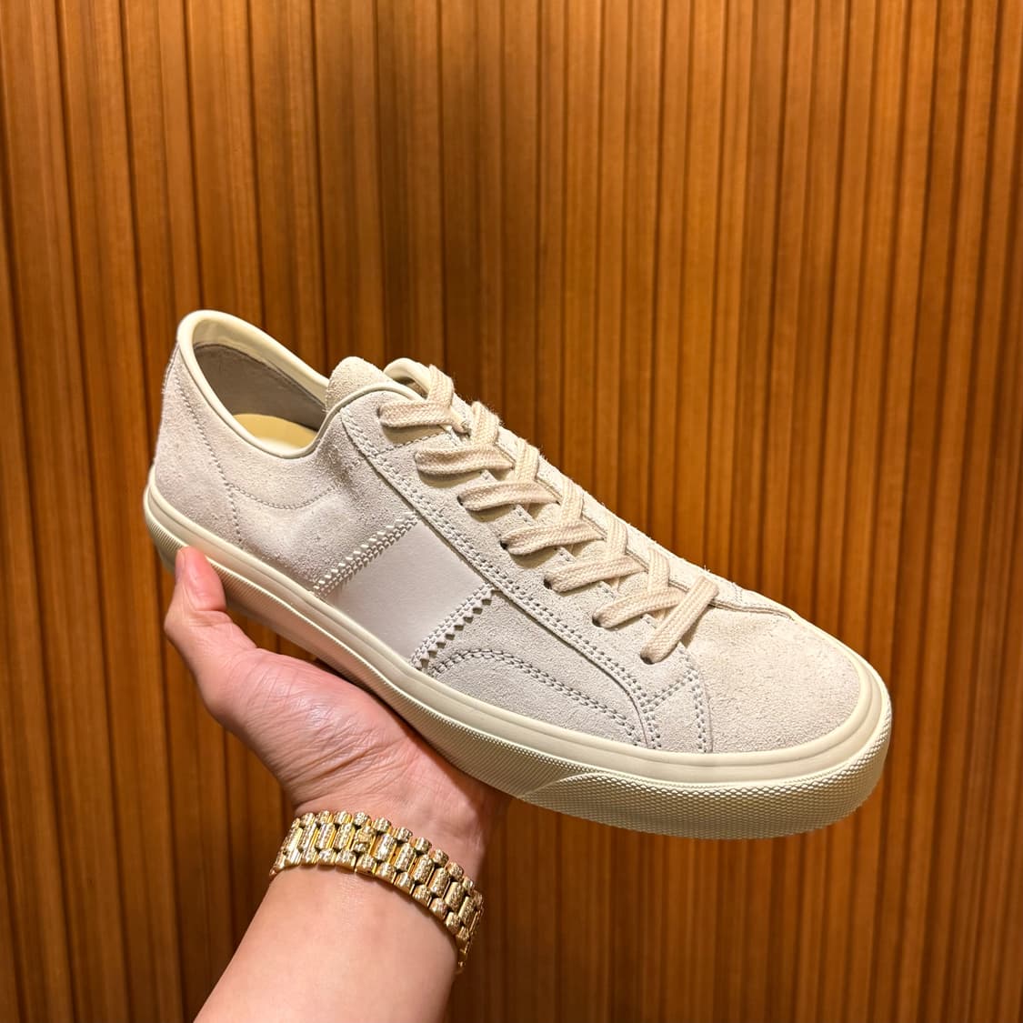 톰포드 캠브리지 스웨이드 스니커즈uk6.5 상품이미지1