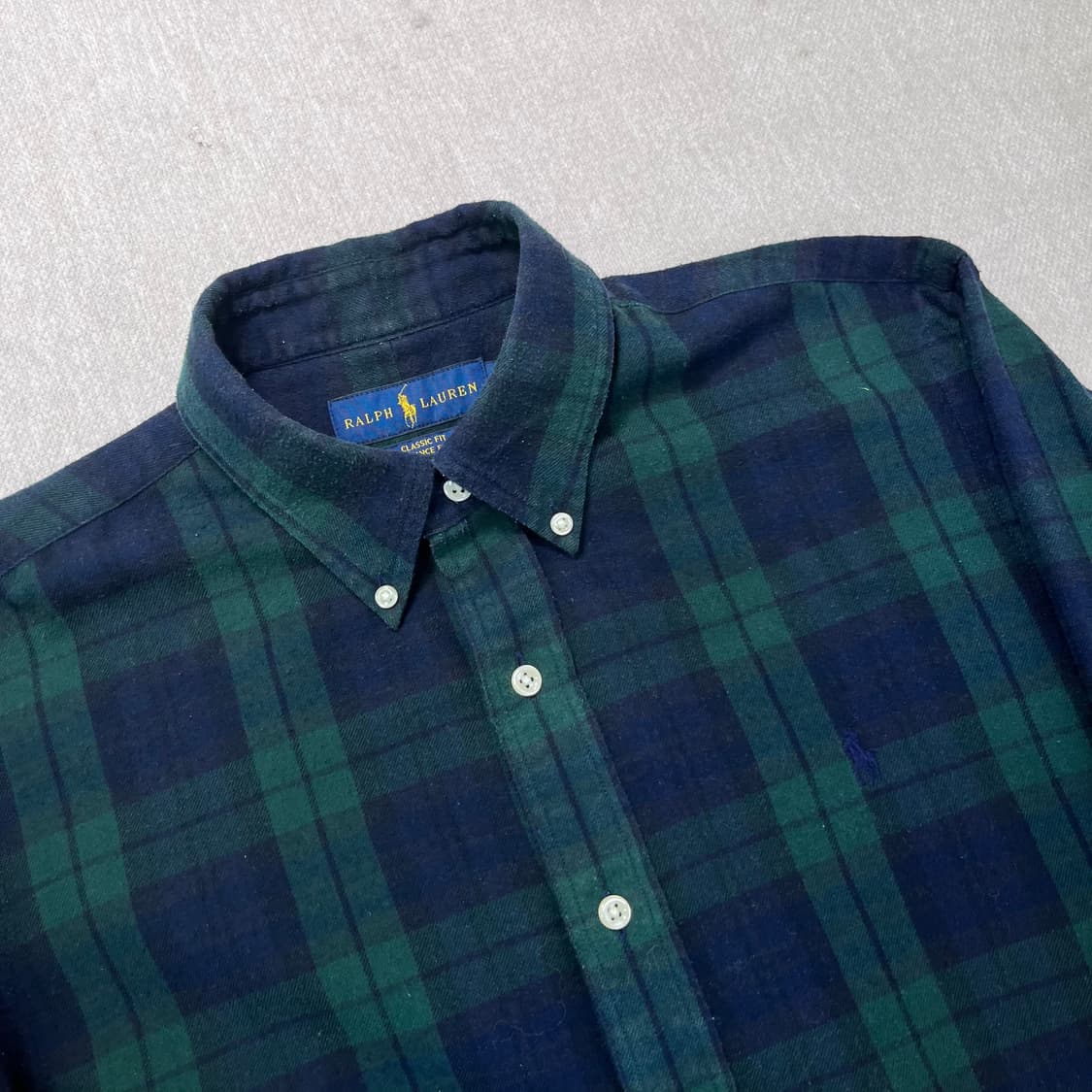 100 폴로 랄프로렌 빅포니 코튼 체크셔츠 상품이미지2