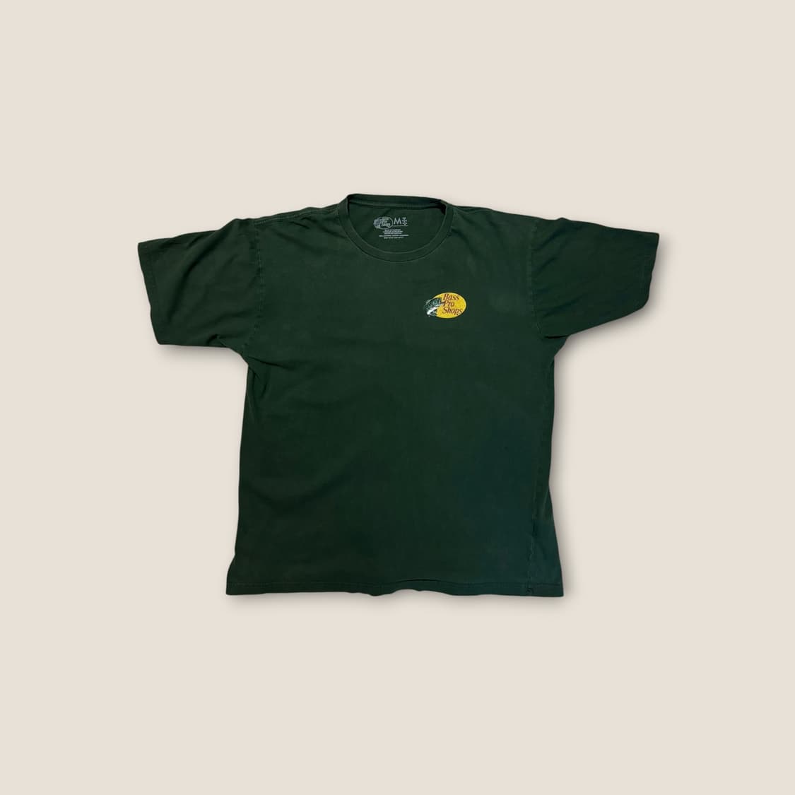 Bass Pro Shops 그린 양면 프린팅 티셔츠 M 상품이미지2