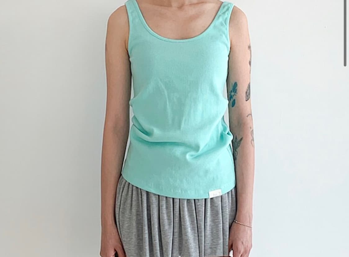 샵페어리 basic sleeveless (mint) 상품이미지1