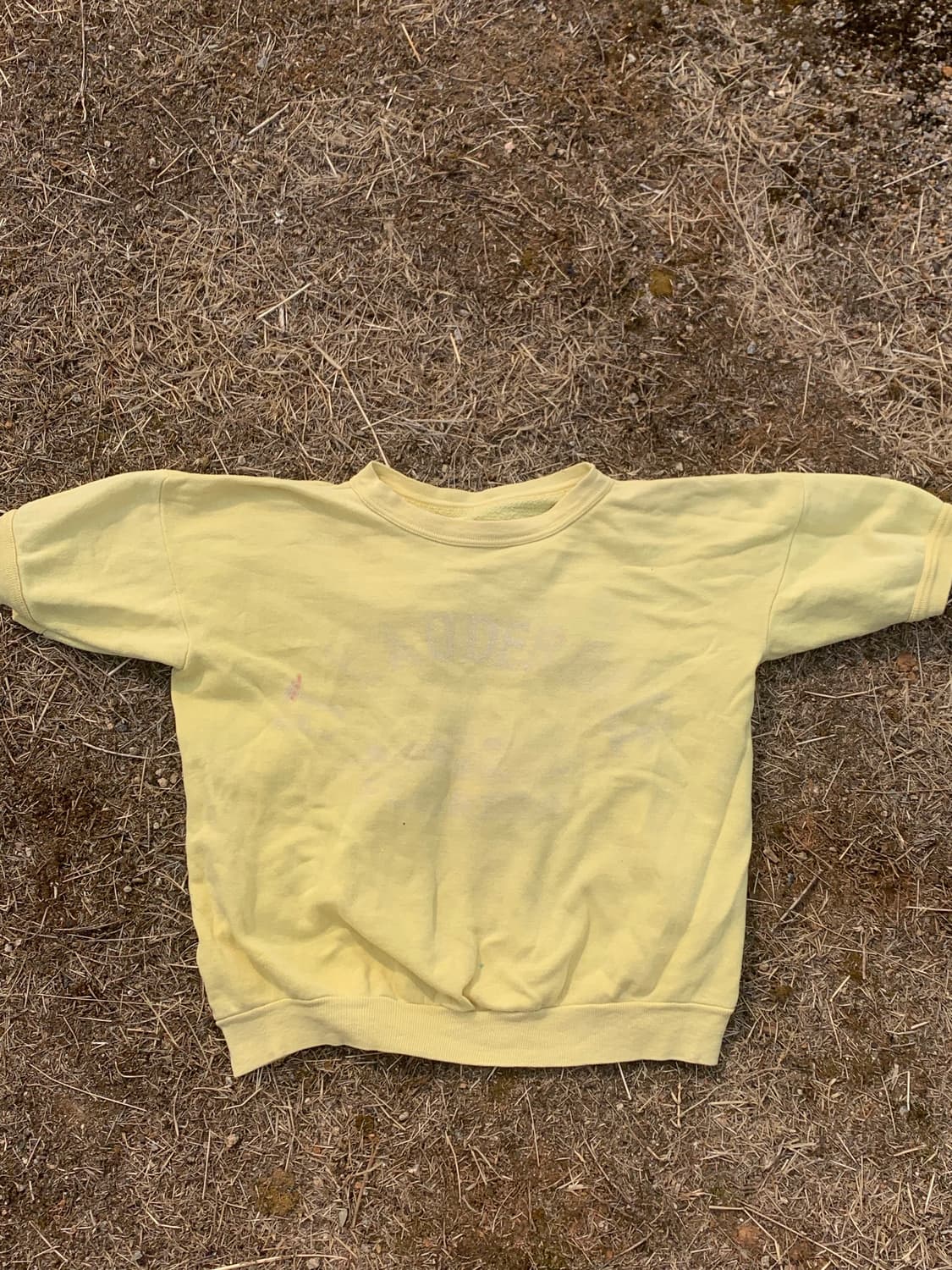 [short 100] Faded vintage half sweat 상품이미지1