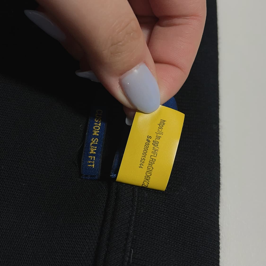 [정품] 폴로 블랙 / 레드포니 긴팔 카라티 [ L ] 상품이미지5