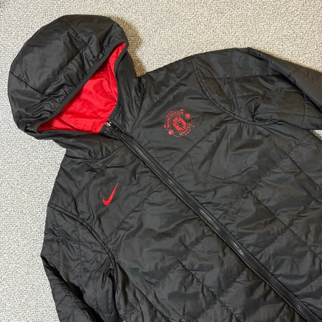 나이키 맨유 리버시블 양면 경량패딩 M 상품이미지3