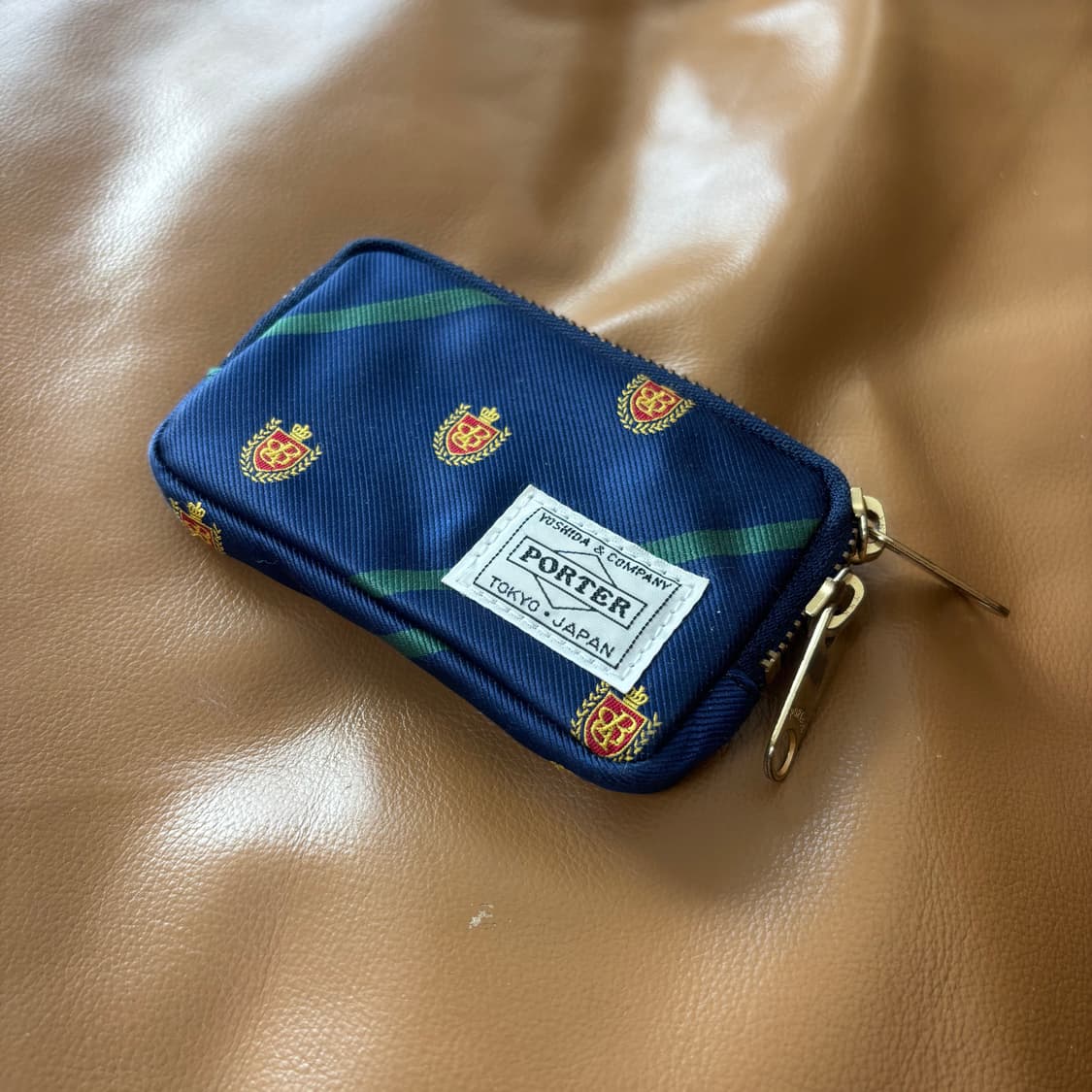 PORTER BEAMS 포터 빔즈 코인 카드 케이스 월렛 지갑 네이비 상품이미지1