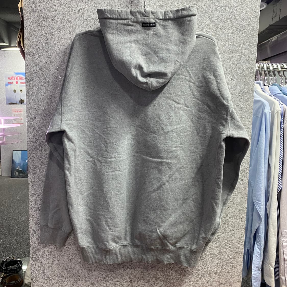 디스이즈네버댓 빅로고 그레이 후드티 B3561 상품이미지5