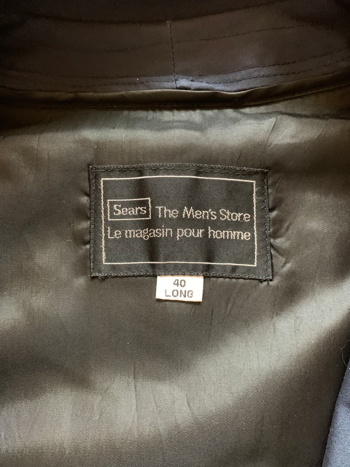 80-90s 시어스 트렌치 코트 40L 상품이미지3