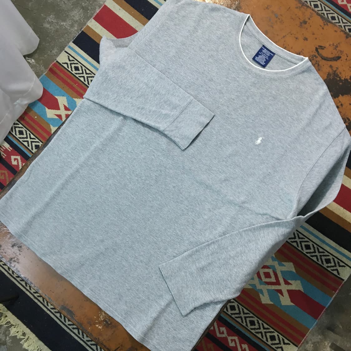 폴로랄프로렌 그레이 와플 롱 슬리브 남성 115 빅사이즈 상품이미지2