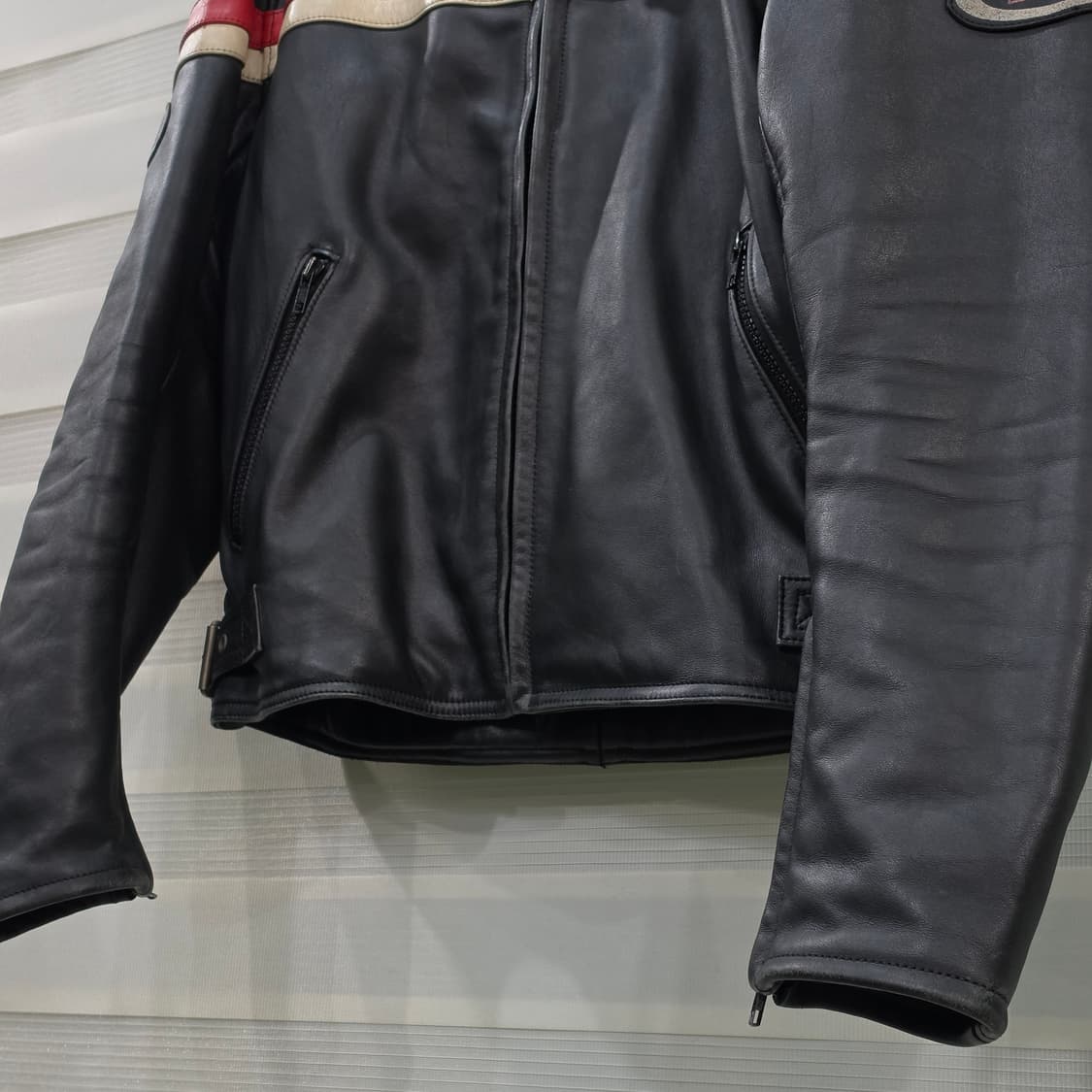 빈티지 DMP 레이싱 바이커 가죽자켓- L정도 상품이미지4