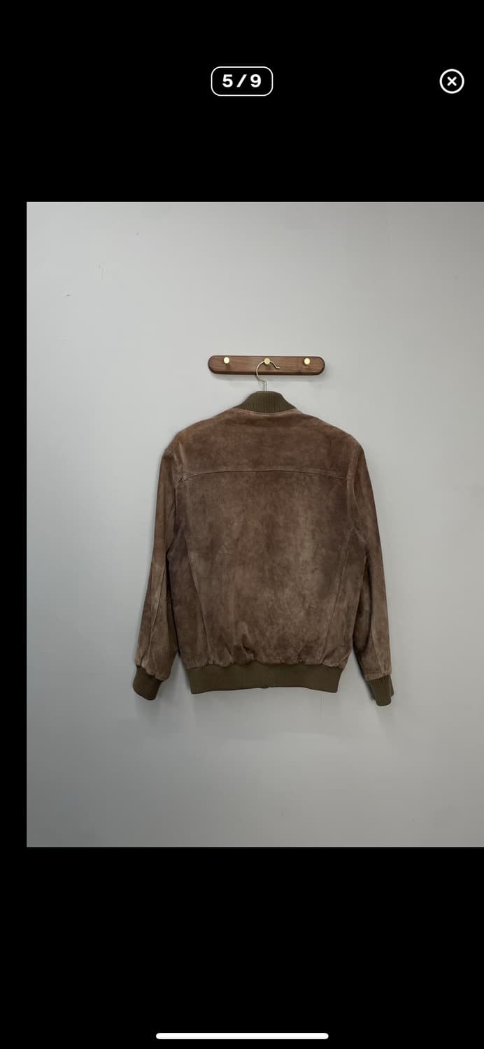 빈티지 트로피 클럽 스웨이드 봄버 자켓 A2791 상품이미지5