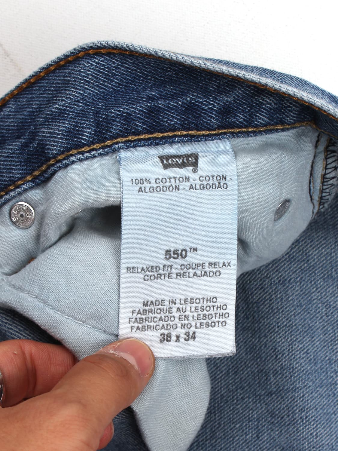 00s LEVI'S 550 Denim Pants (36) (#020) 상품이미지9