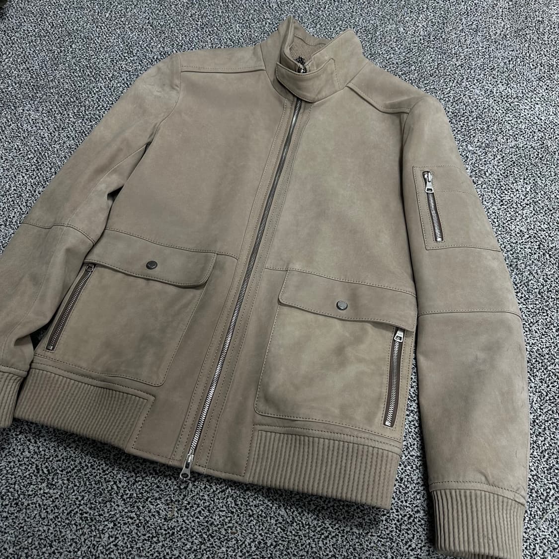 빈폴 컬렉션 양가죽 스웨이드 블루종 자켓 상품이미지2