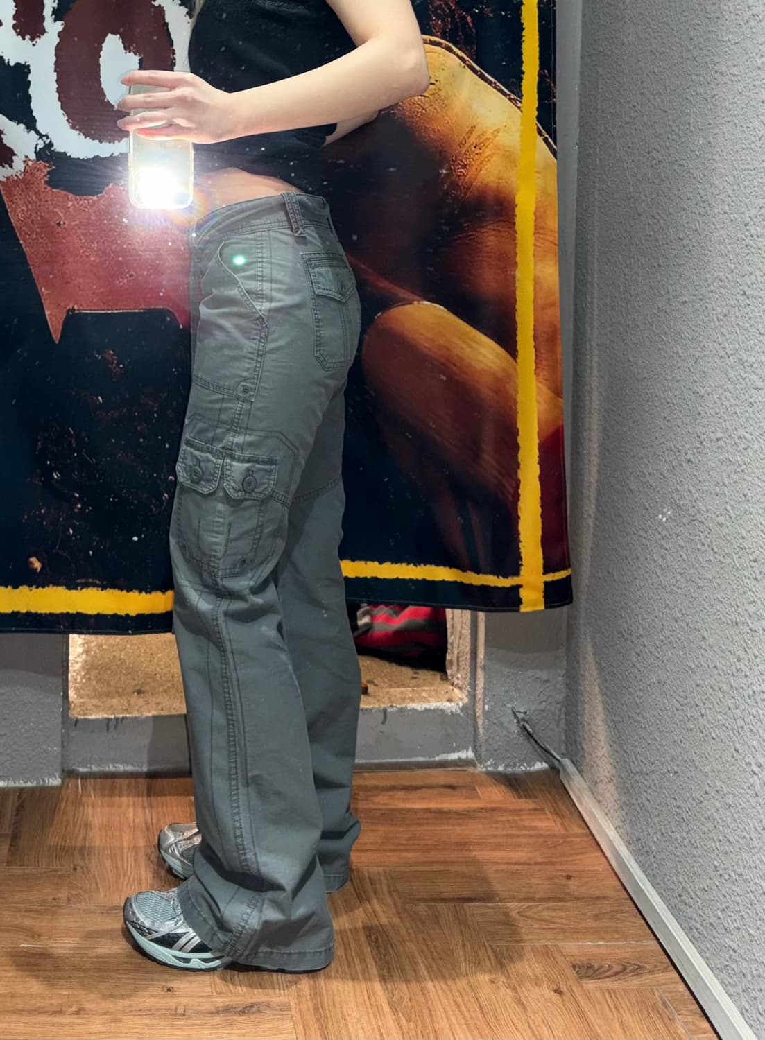 빈티지 y2k 부츠컷 카고팬츠 상품이미지2