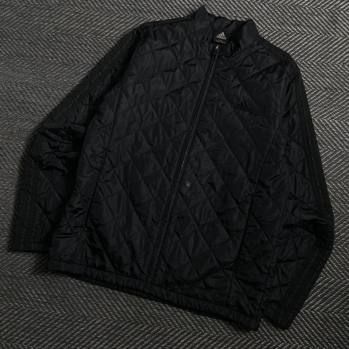 00s 아디다스 경량 퀼팅 점퍼 자켓 블랙 y 4767 상품이미지1