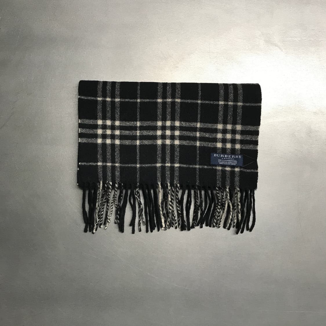 버버리 정품 램스울 머플러 블랙 상품이미지2