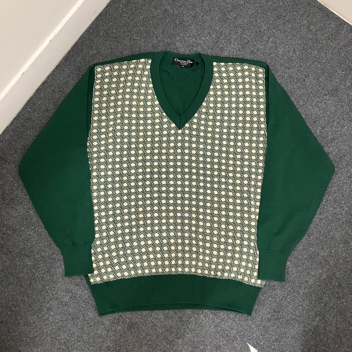 N127 디올 무슈 스포츠 패턴 니트 상품이미지2