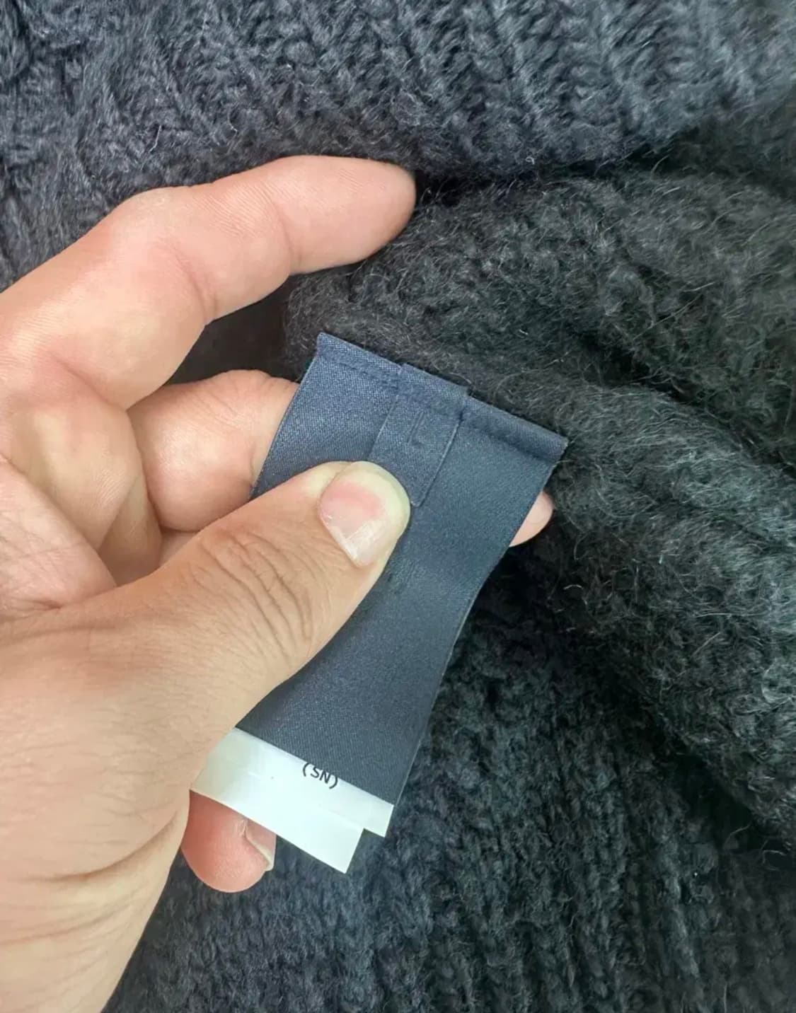 (L)24FW 준지  조직 믹스 풀오버 - 블랙(송중기니트) 상품이미지10