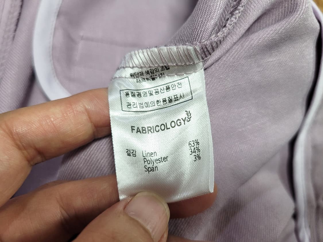 패브릭컬러지(Fabricology) 린넨팬츠 55-66 새상품 상품이미지9