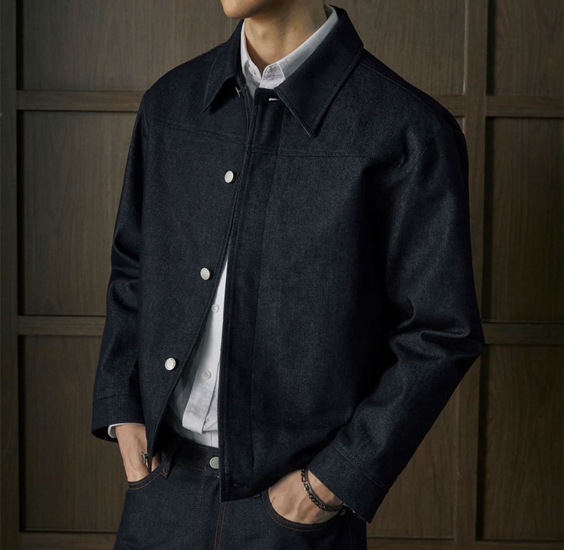 WEST GRAND BOULEVARD 데님 트러커 자켓 L 상품이미지6