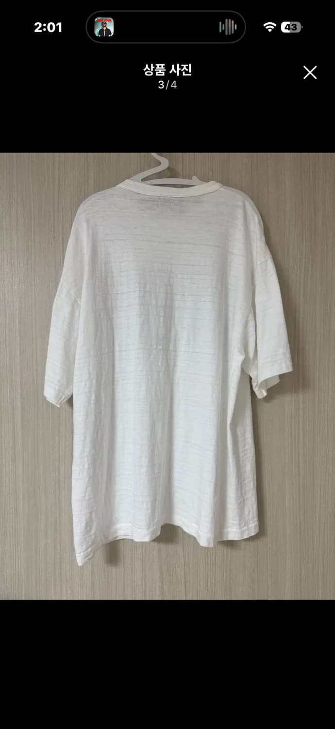 [XXL] 휴먼메이드 비틀즈 티셔츠 화이트  상품이미지3