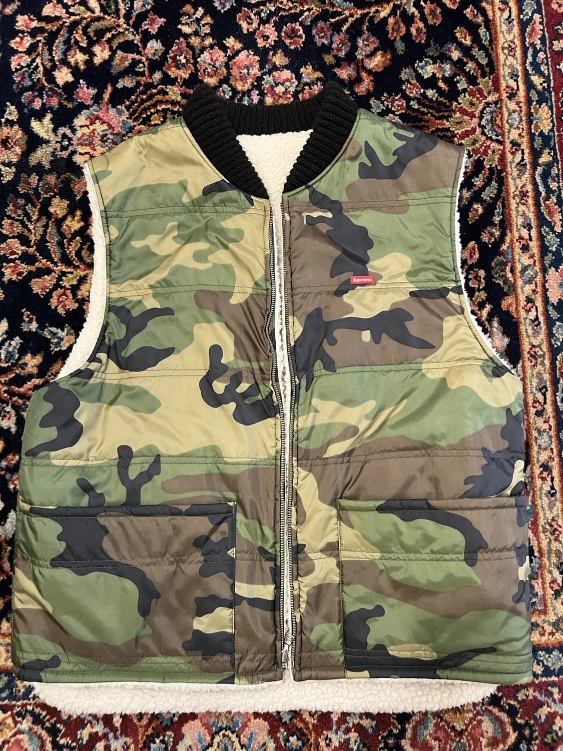 슈프림 쉐르파 플리스 리버시블 워크 베스트 상품이미지3