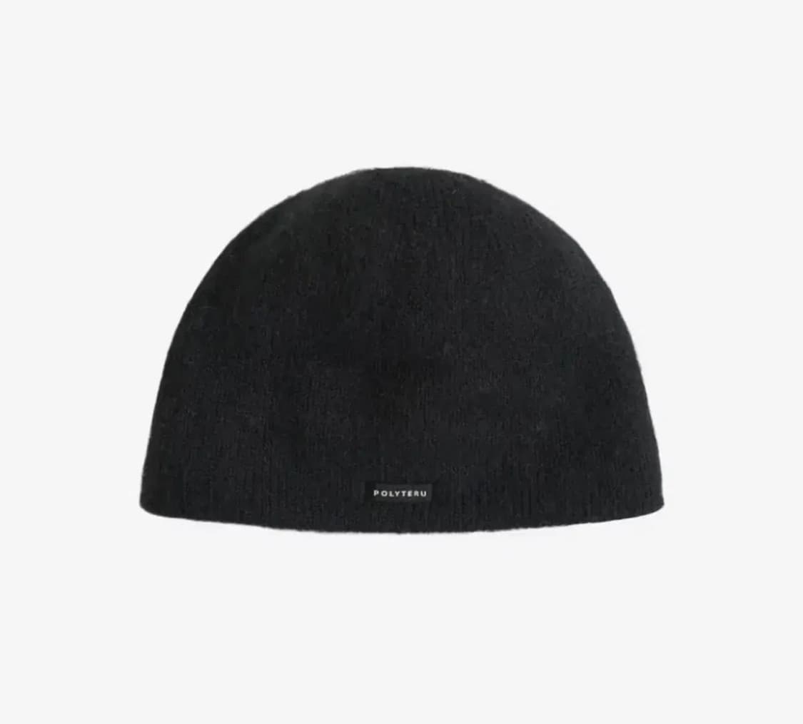 (OS) 폴리테루 니트 비니 홀가먼트 블랙 상품이미지1