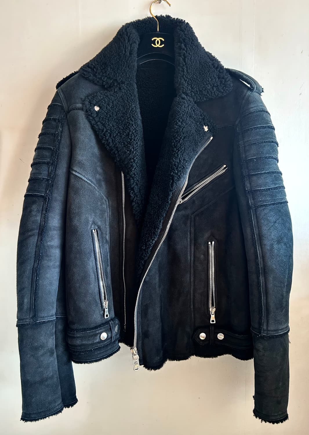 발망 무스탕 자켓 상품이미지1