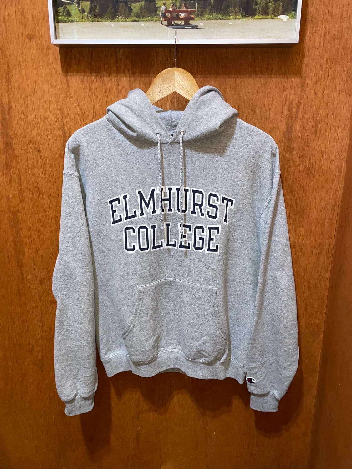 (M) Champion 챔피온 유니버시티 프린팅 후드티 상품이미지3