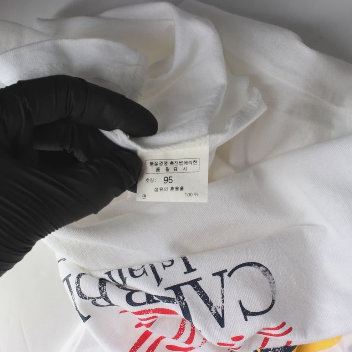 화이트 트로피컬 야자수 프린팅 민소매 티 95 상품이미지6