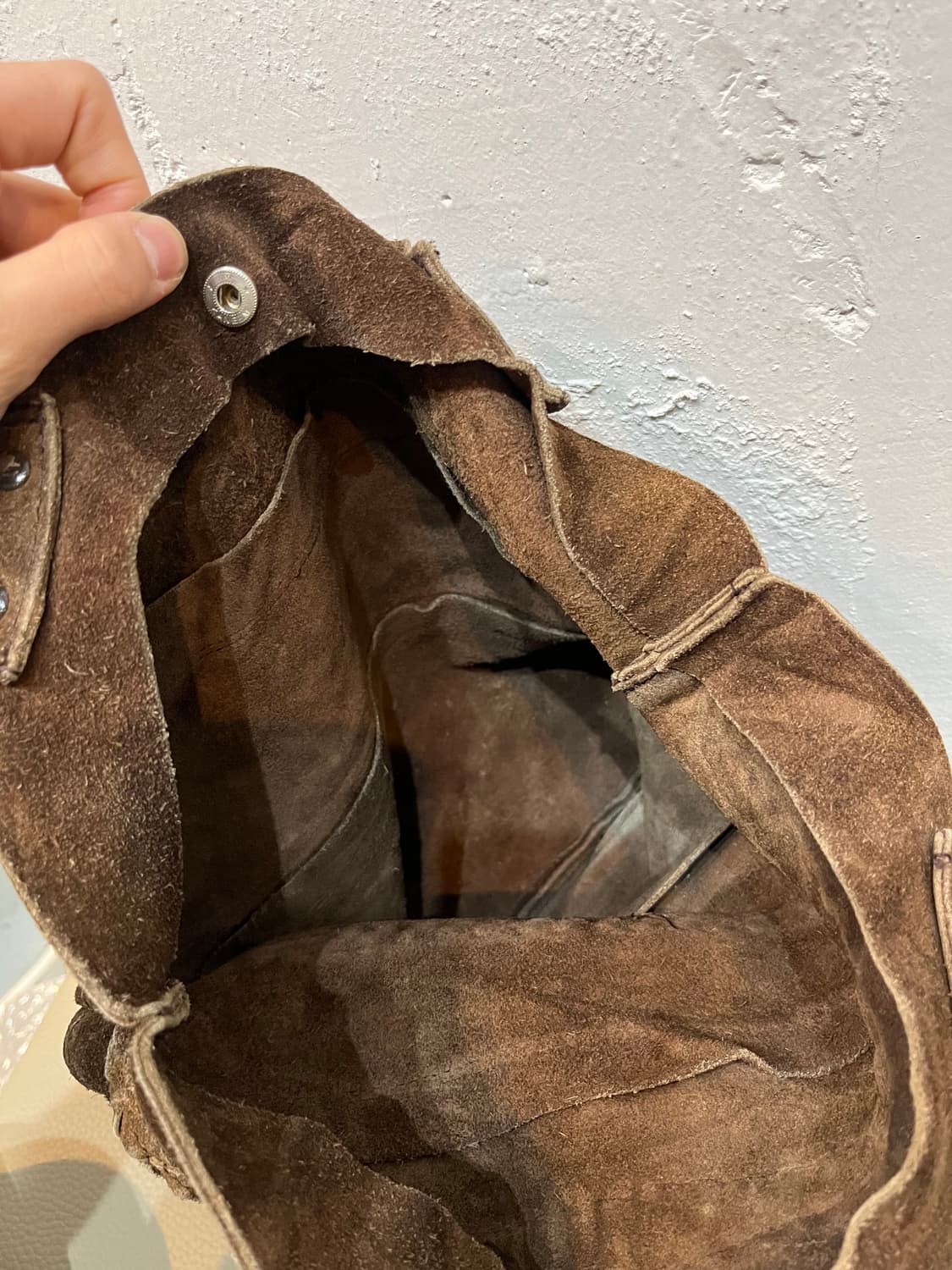 빈티지 웨스턴 리얼 스웨이드 숄더백 상품이미지7