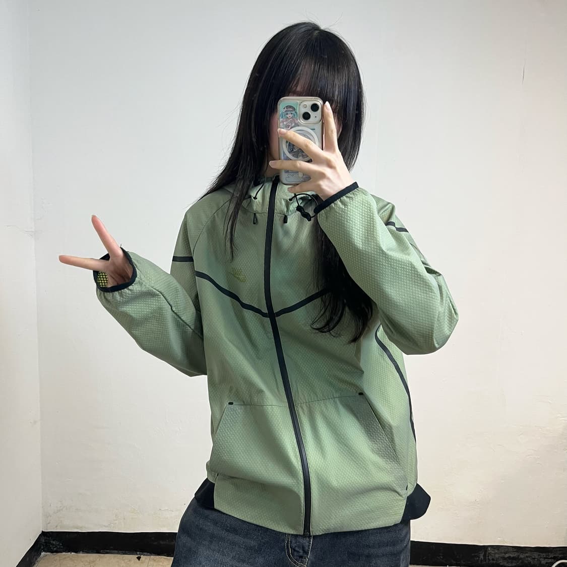 Nike green tech pack windbreaker 상품이미지2