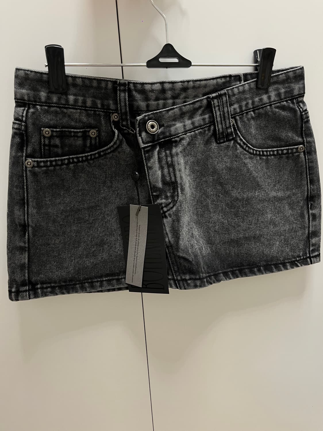 보헤미안서울 CROSSOVER DENIM MINI SKIRT 상품이미지2