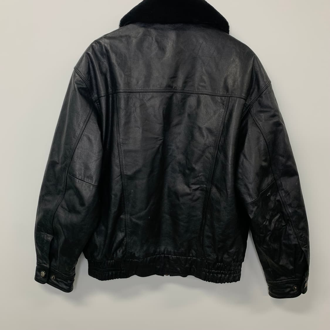 Vintage 빈티지 a-2 양가죽 봄버 자켓 상품이미지4