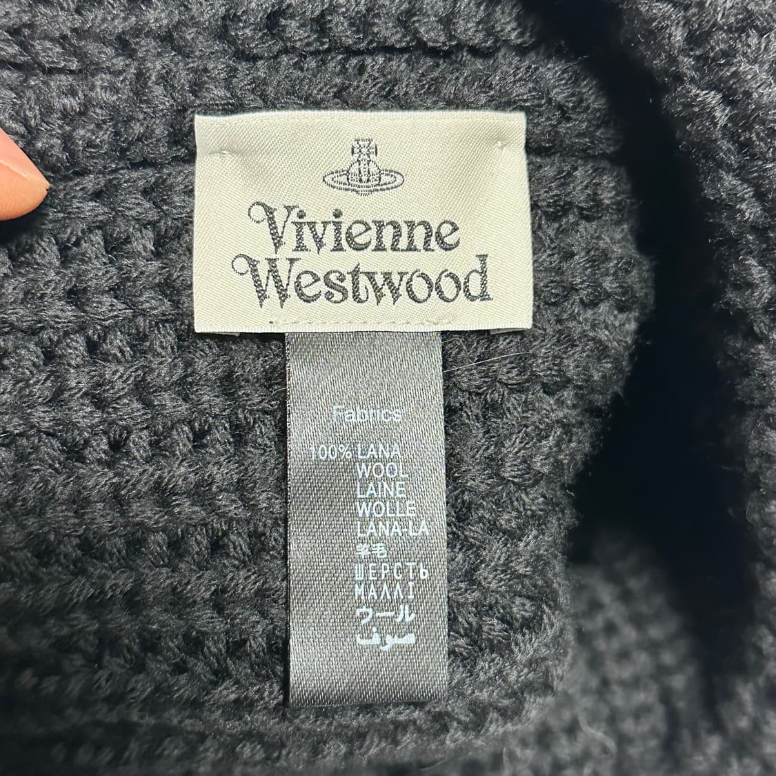 Vivienne Westwood 블랙 울 비니 상품이미지3