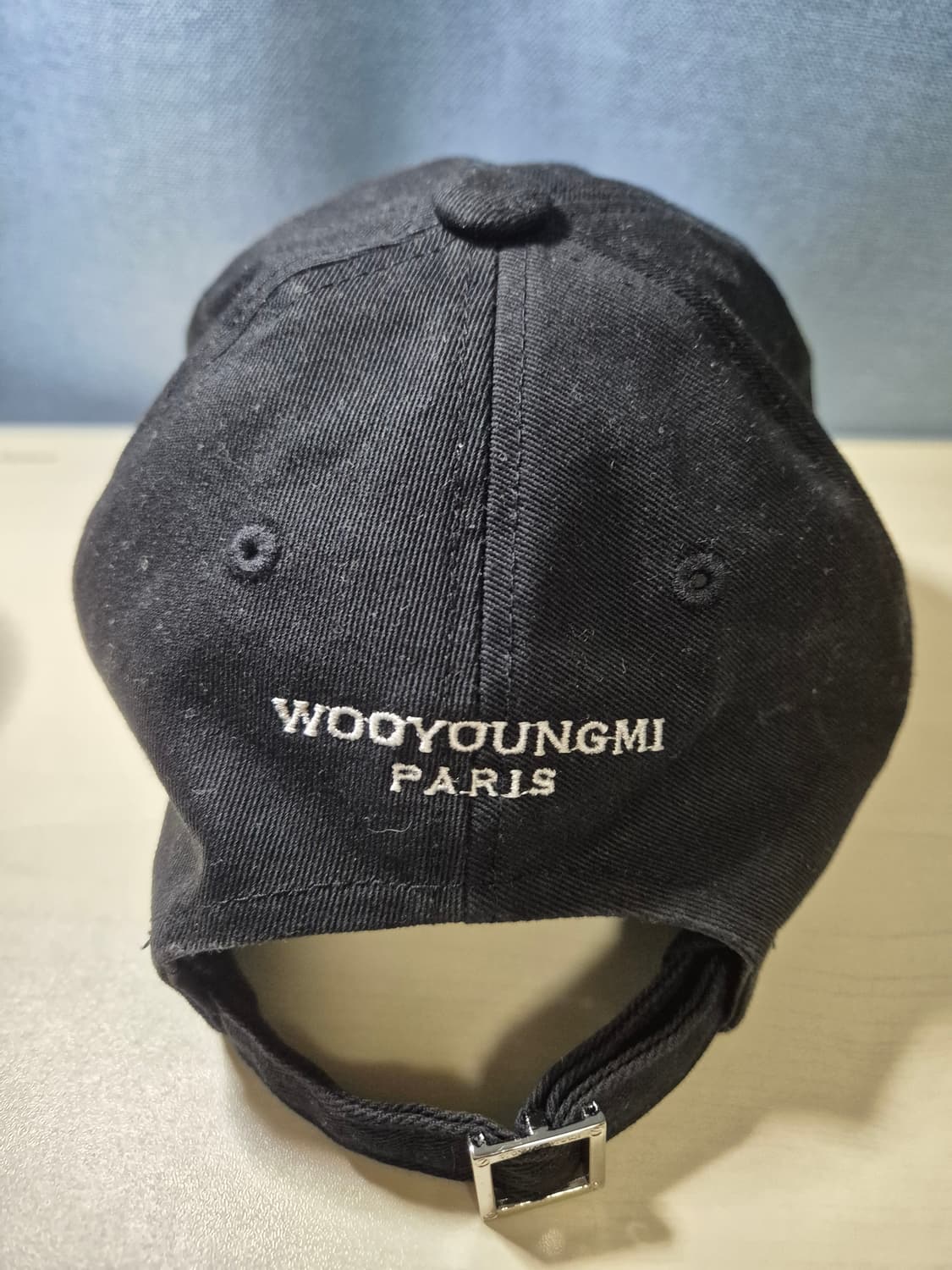 우영미 파리 볼캡 블랙 상품이미지3