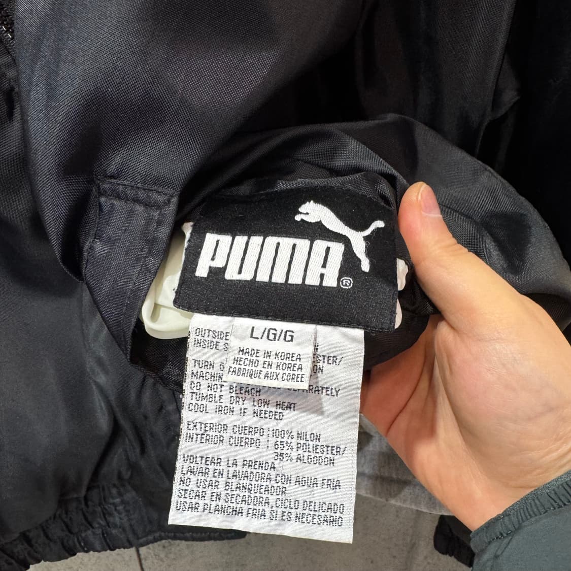 90s 푸마 아이오와 대학 호크아이즈 리버시블 자켓 (XL)   상품이미지10