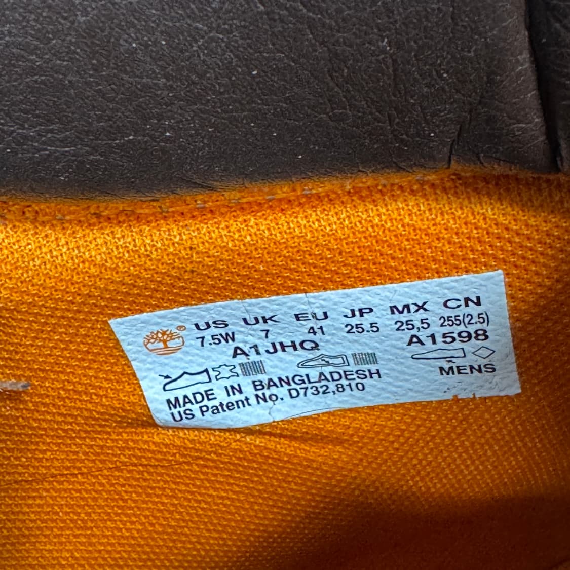 팀버랜드 6인치 래드포드 부츠 265 사이즈  상품이미지5