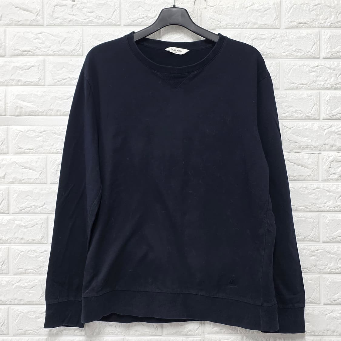 택포// 빈폴 네이비 맨투맨 105 ech 상품이미지1