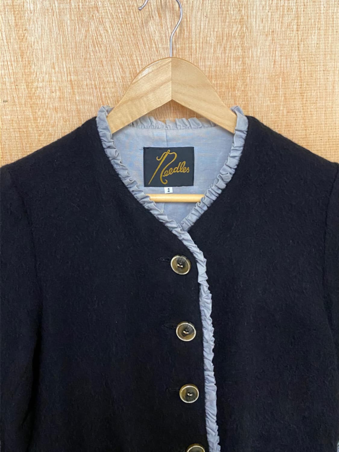 시즌오프🌞 NEEDLES wool frill jacket 니들즈 상품이미지5